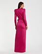 Ieena for Mac Duggal 26676 Slit Skirt Long Sleeve Dress
