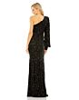 Ieena for Mac Duggal 26717 One Sleeve Sequin Dress