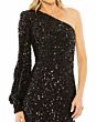 Ieena for Mac Duggal 26717 One Sleeve Sequin Dress