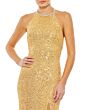 Ieena for Mac Duggal 26943 Halter Neck Sequin Dress