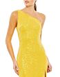 Ieena for Mac Duggal 26990 Cowl Back One Shoulder Dress