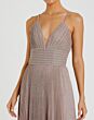 Mac Duggal 30725 Spaghetti Straps Pleated Dress