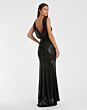 Ieena for Mac Duggal 49087 Cowl Back Bateau Neck Dress