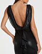 Ieena for Mac Duggal 49087 Cowl Back Bateau Neck Dress