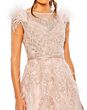 Mac Duggal 20520 Cap Sleeve Feather Dress