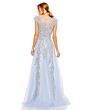 Mac Duggal 20520 Cap Sleeve Feather Dress