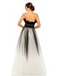 Mac Duggal 20557 Feather Neckline Strapless Dress