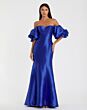 Mac Duggal 50677 Puff Sleeve Off The Shoulder Dress