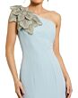 Mac Duggal 11810 Godet Skirt One-Shoulder Dress