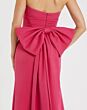 Mac Duggal 49967 Back Bow Pleated Waist Strapless Long Party Dress