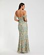 Mac Duggal 68809 Off-The-Shoulder Floral Embroidered Formal Gown