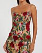 Mac Duggal 68884 Corset Bodice Sweetheart Neck Floral Long Party Dress