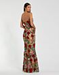 Mac Duggal 68884 Corset Bodice Sweetheart Neck Floral Long Party Dress