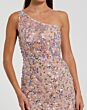 Mac Duggal 68889 Beaded One-Shoulder Corset Bodice Prom Dress