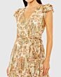Mac Duggal 9319 Floral Print High Low Dress