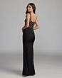 Mac Duggal 2416 Black Gold Sleeveless Fitted Dress