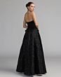 Mac Duggal 37097 Black High Slit A-Line Dress