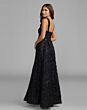 Mac Duggal 56286 Wide Strap A-Line Black Corset Dress