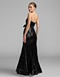 Mac Duggal 56288 Black Strapless Sequin Dress