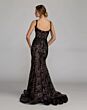 Mac Duggal 79472 Sleeveless Black Mermaid Lace Dress