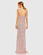 Mac Duggal 9910705P Pink Sleeveless Square Neckline Dress