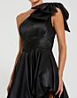 Mac Duggal 11800 Shoulder Bow Bubble Hem High Low Dress