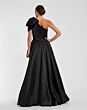 Mac Duggal 11800 Shoulder Bow Bubble Hem High Low Dress