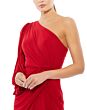 Ieena for Mac Duggal 67879 Slit Skirt One Sleeve Dress