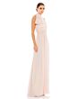 Ieena for Mac Duggal 55035 High Neck Ruched Dress