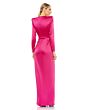 Ieena for Mac Duggal 26676 Slit Skirt Long Sleeve Dress
