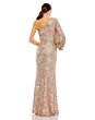 Ieena for Mac Duggal 26717 One Sleeve Sequin Dress