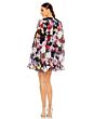 Mac Duggal 55404 Cape Sleeve Floral Dress