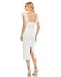 Mac Duggal 11438 Feather Sleeves Illusion Neckline Dress