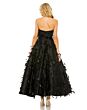 Mac Duggal 11634 Strapless Straight Neckline Feather Dress