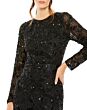 Mac Duggal 5988 Long Sleeve Jewel Neck Dress