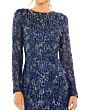 Mac Duggal 5988 Long Sleeve Jewel Neck Dress
