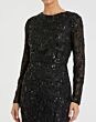 Mac Duggal 5988 Long Sleeve Jewel Neck Dress