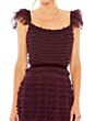 Mac Duggal 8054 Square Neck Ruffle Dress
