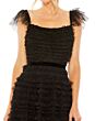 Mac Duggal 8054 Square Neck Ruffle Dress