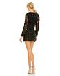 Mac Duggal 93850 Long Sleeve Paillettes Dress