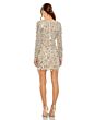 Mac Duggal 93850 Long Sleeve Paillettes Dress