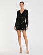 Mac Duggal 93850 Long Sleeve Paillettes Dress
