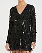 Mac Duggal 93850 Long Sleeve Paillettes Dress