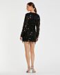 Mac Duggal 93850 Long Sleeve Paillettes Dress