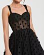 Mac Duggal 27539 Sweetheart Neck Polka Dot Mother Of The Bride Dress