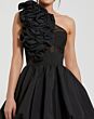 Mac Duggal 49858 Ruffle Neck Bubble Hem Dress