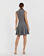 Mac Duggal 27795 Sleeveless Pleated Skirt Collar Neck Dress