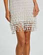 Mac Duggal 94049 Square Neckline Beaded Fringe Hemline Dress