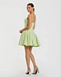 Mac Duggal 21124 Spaghetti Strap A-Line Fennel Crepe Dress