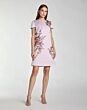 Mac Duggal 21338 Cap Sleeve High Neck Lilac Dress